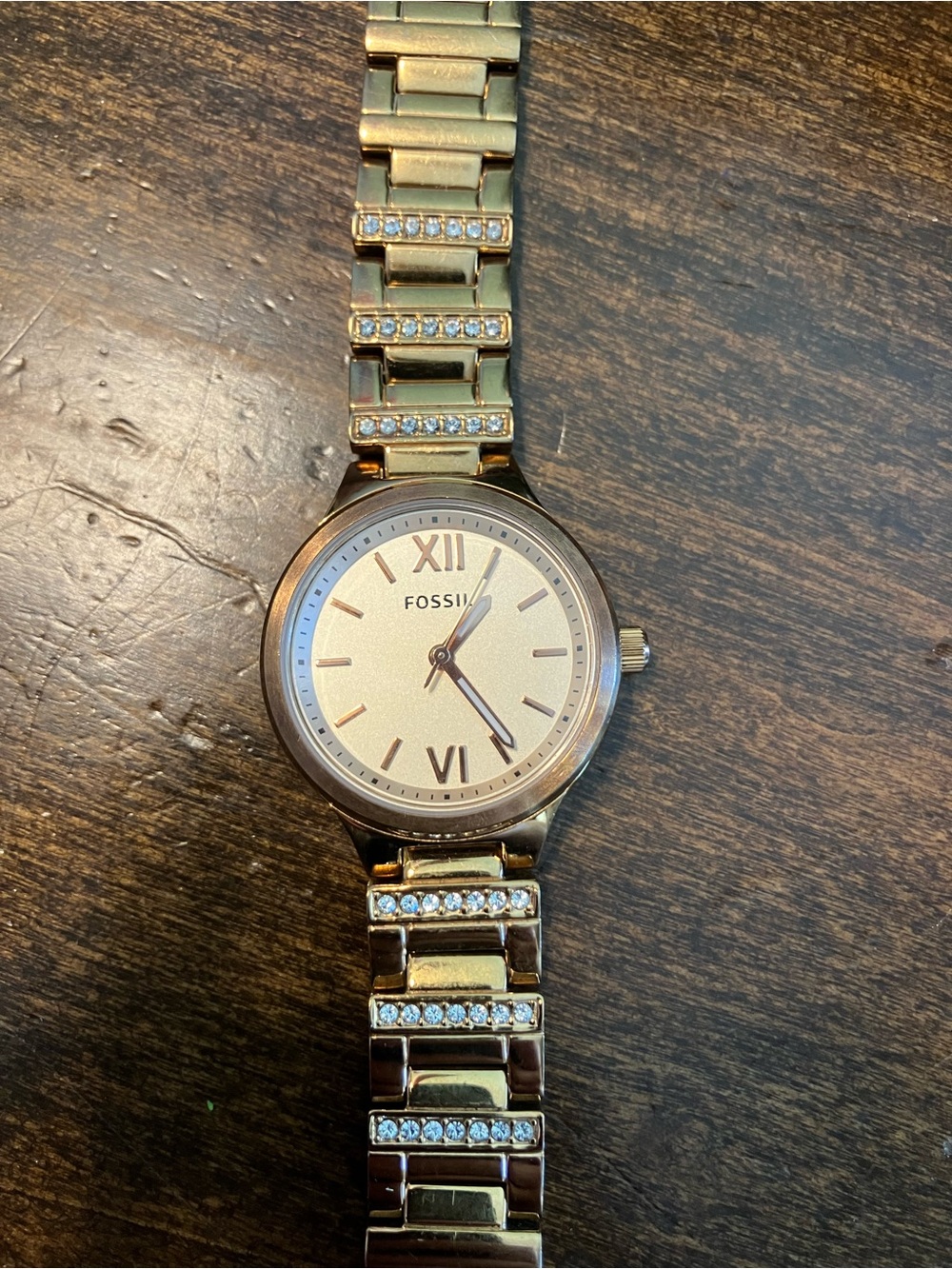 Fossil Women's Rose Gold Stainless-Steel Quartz Watch